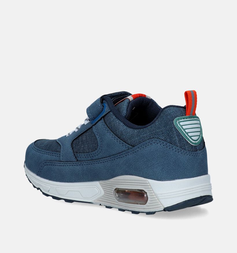 SJ Blauwe Sneakers voor jongens (338576) - geschikt voor steunzolen