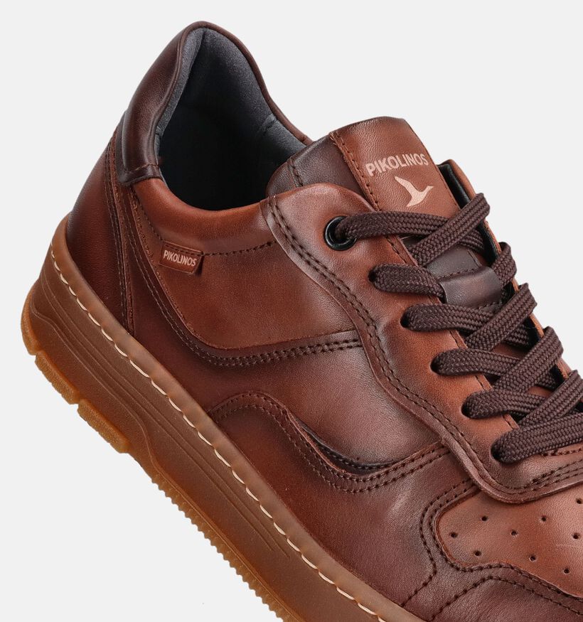 Pikolinos Salinas Chaussures plates en Cognac pour hommes (379268) - pour semelles orthop&eacute;diques