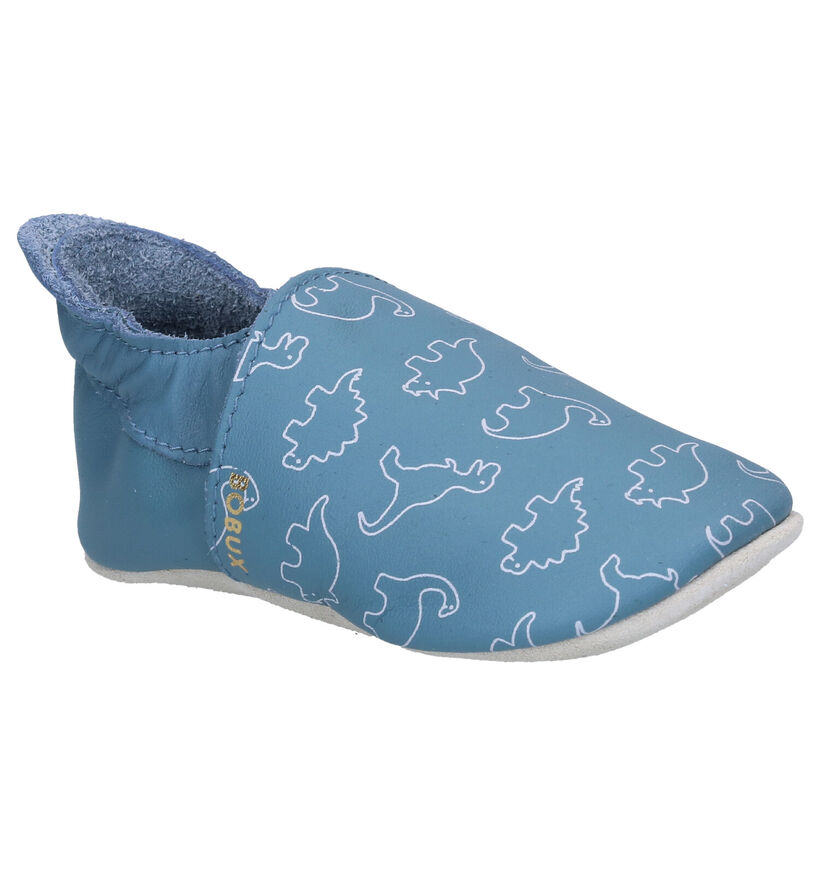 Bobux Dino Chaussons pour bébé en Bleu pour garçons (294784)