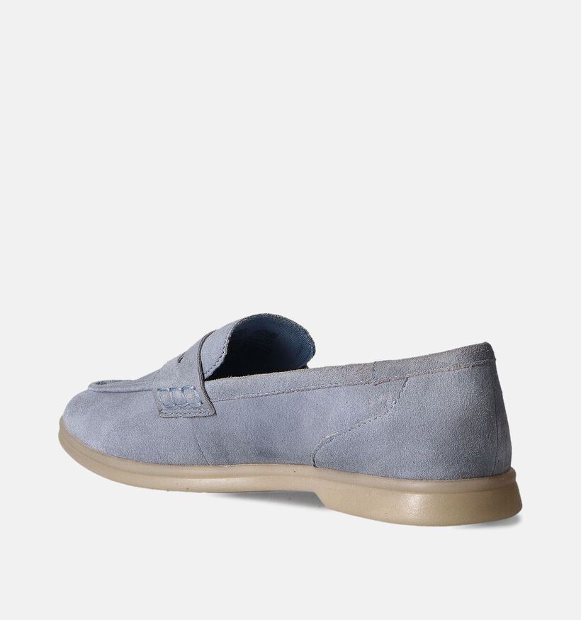 Marco Tozzi Blauwe Loafers voor dames (352545) - geschikt voor steunzolen