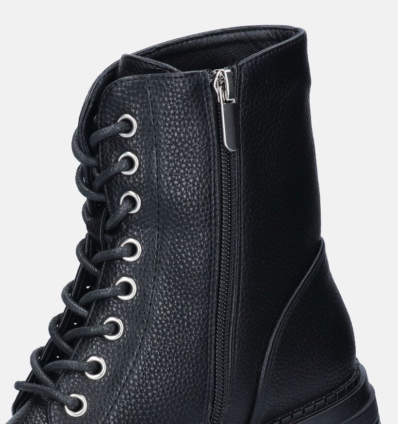 Posh by Poelman Zwarte Veterbopots voor dames (345504)