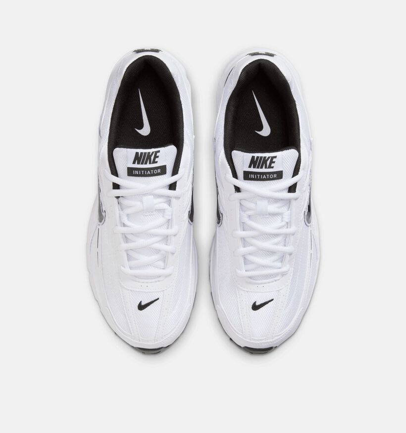 Nike Initiator Baskets basses en Blanc pour hommes (367301) - pour semelles orthop&eacute;diques