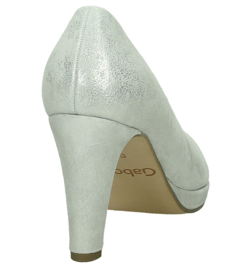 Gabor Talons hauts en Argent pour femmes (209039)