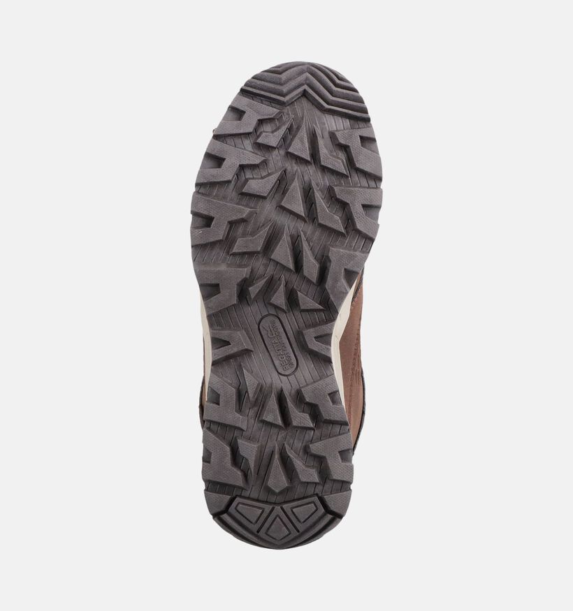 Regatta Womens Amble Chaussures de randonn&eacute;e en Brun fonc&eacute; pour femmes (378574) - pour semelles orthop&eacute;diques