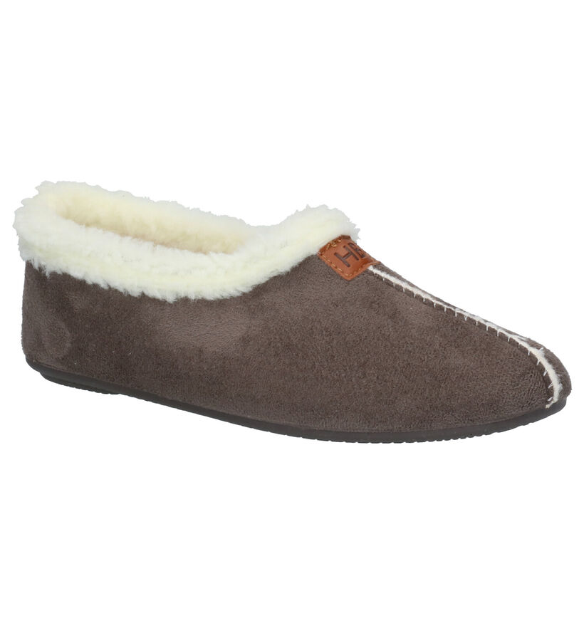 Hampton Bays Grijze Pantoffels in stof (299865)