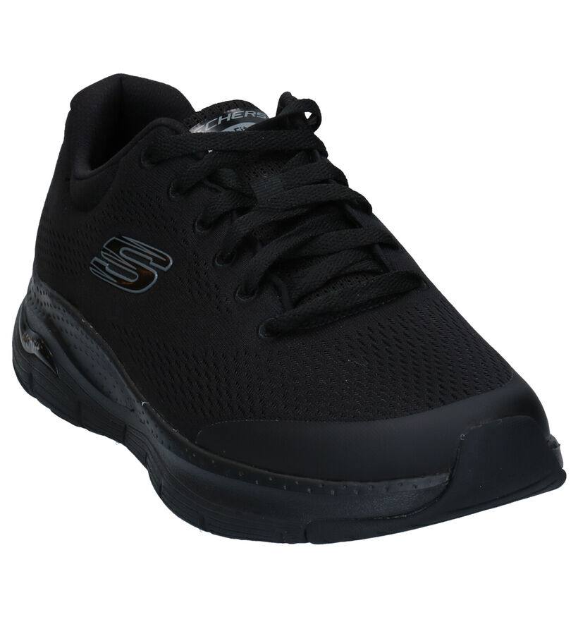 Skechers Arch Fit Baskets en Noir pour hommes (328061) - pour semelles orthopédiques