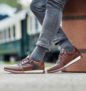 Pikolinos Low Baskets Cognac/Bleu