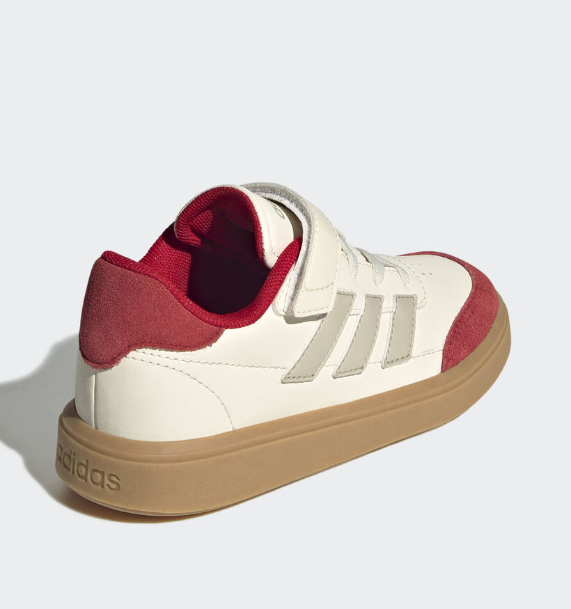 adidas Courtblock EL C Ecru Sneakers voor jongens, meisjes (357493) - geschikt voor steunzolen