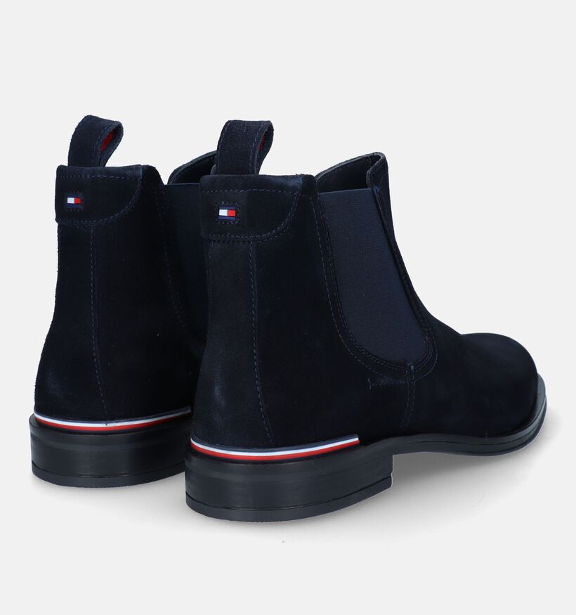 Tommy Hilfiger Coporate Boots Chelsea en Bleu pour hommes (329359) - pour semelles orthopédiques