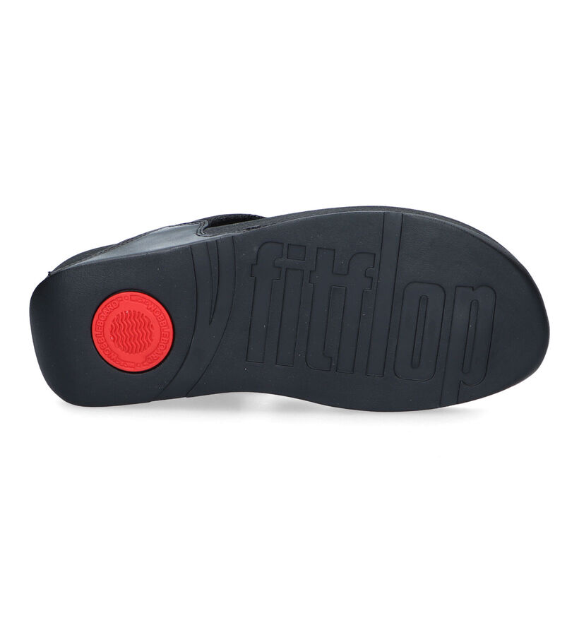 FitFlop Lulu Toepost Tongs en Noir pour femmes (353816)