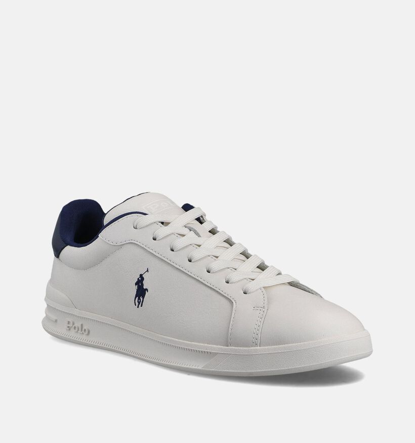 Polo Ralph Lauren HRT Court II Chaussures à lacets en Blanc pour hommes (360755)