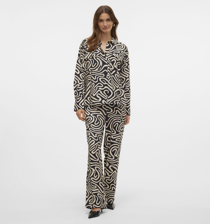 Vero Moda Vigdis Zwart Hemd voor dames (352135)