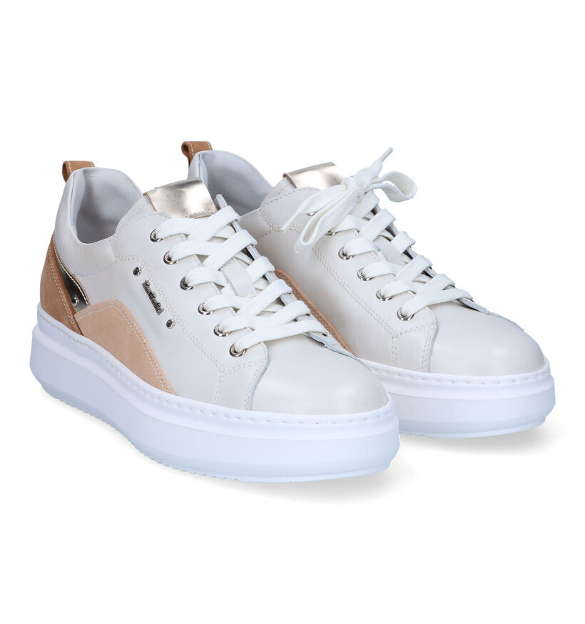 NeroGiardini Beige Sneakers voor dames (321182) - geschikt voor steunzolen