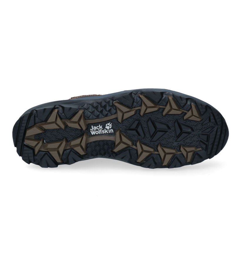 Jack Wolfskin Vojo 3 Texapore Kaki Wandelschoenen voor heren (302184) - geschikt voor steunzolen