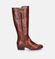 Pikolinos Daroca Bottes longues en Cognac pour femmes (346188)
