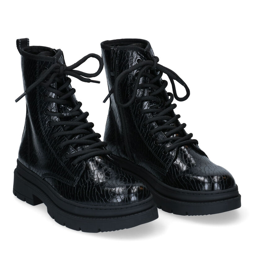 Tamaris Zwarte Boots in kunstleer (297114)