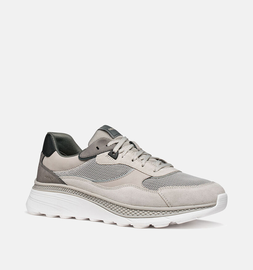 Geox Spherica Actif X1 Grijze Sneakers voor heren (369116) - geschikt voor steunzolen