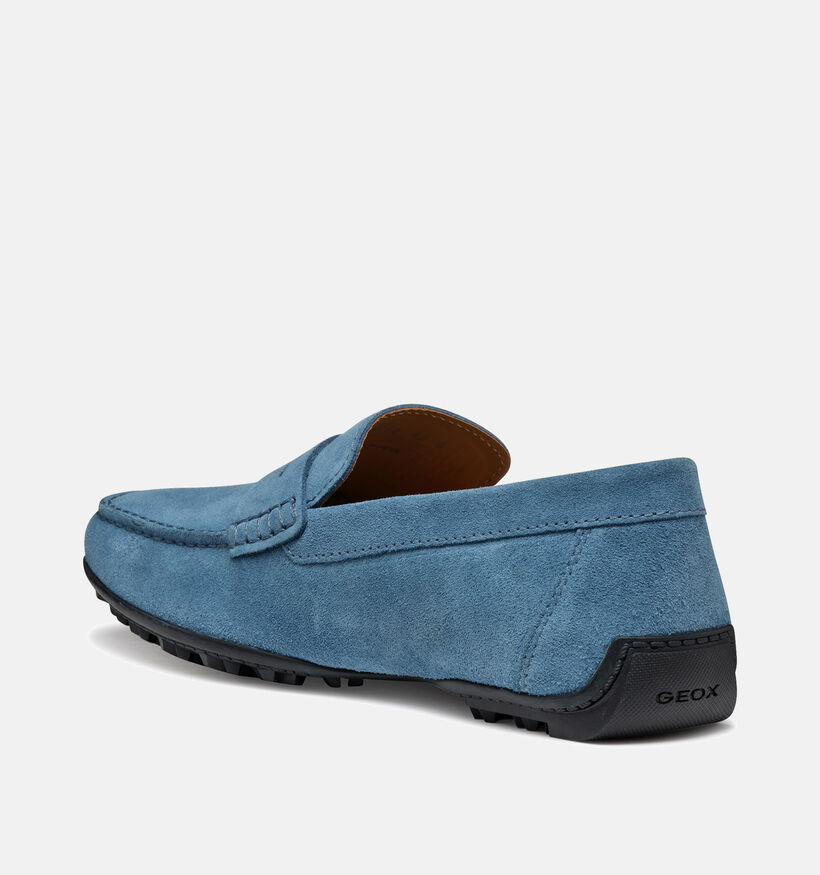 Geox Kosmopolis Grip Mocassins en Bleu pour hommes (353834)