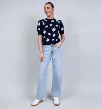 Vila Truien Beige/Blauw/Roze