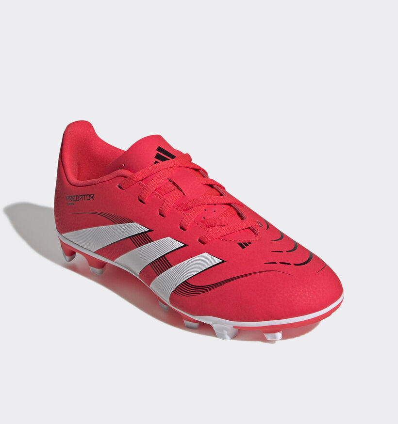 adidas Predator Club Zwarte Voetbalschoenen voor jongens, meisjes (350590) - geschikt voor steunzolen