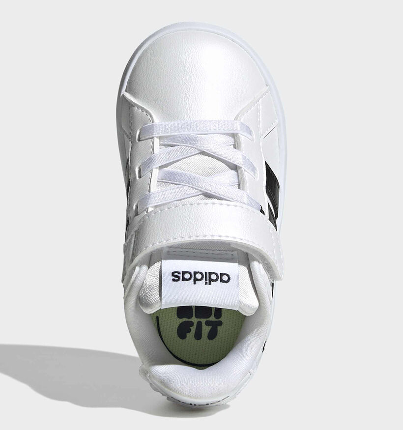 adidas Grand Court 3.0 Witte Sneakers voor meisjes (375411) - geschikt voor steunzolen