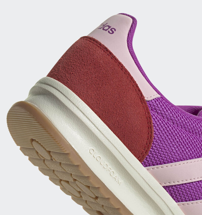adidas Run 70s 2.0 Baskets en Violet/Rouge pour femmes (359447) - pour semelles orthopédiques