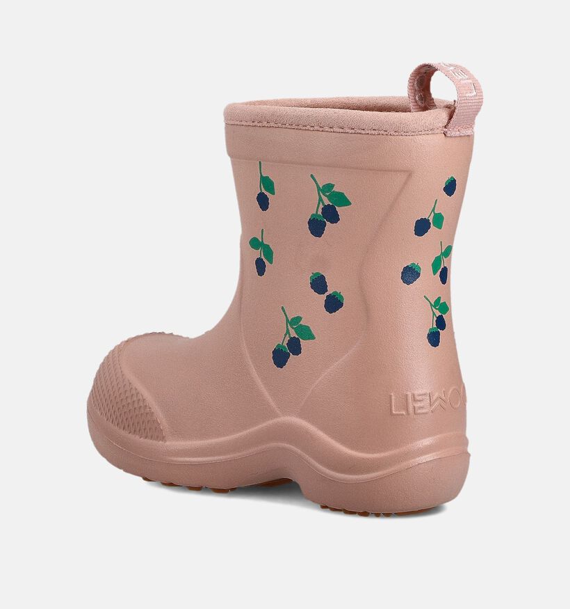 Liewood Aston Bottes de Pluie en Rose pour filles (359743) - pour semelles orthopédiques