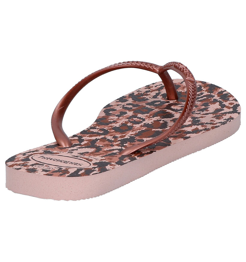 Havaianas Tongs en Rose en synthétique (272320)