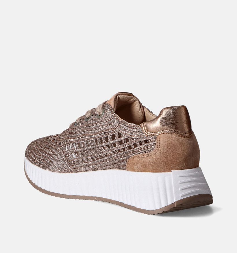 Softwaves Gouden Veterschoenen voor dames (357246) - geschikt voor steunzolen