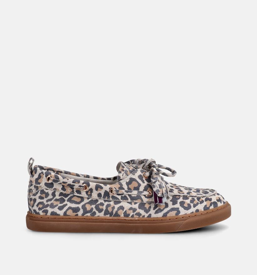 PS Poelman Leopard Light Beige Bootschoenen voor dames (372171)