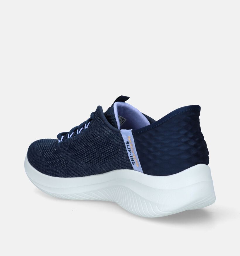 Skechers Slip-ins Ultra Flex 3.0 Baskets slip-on en Bleu pour femmes (335203)