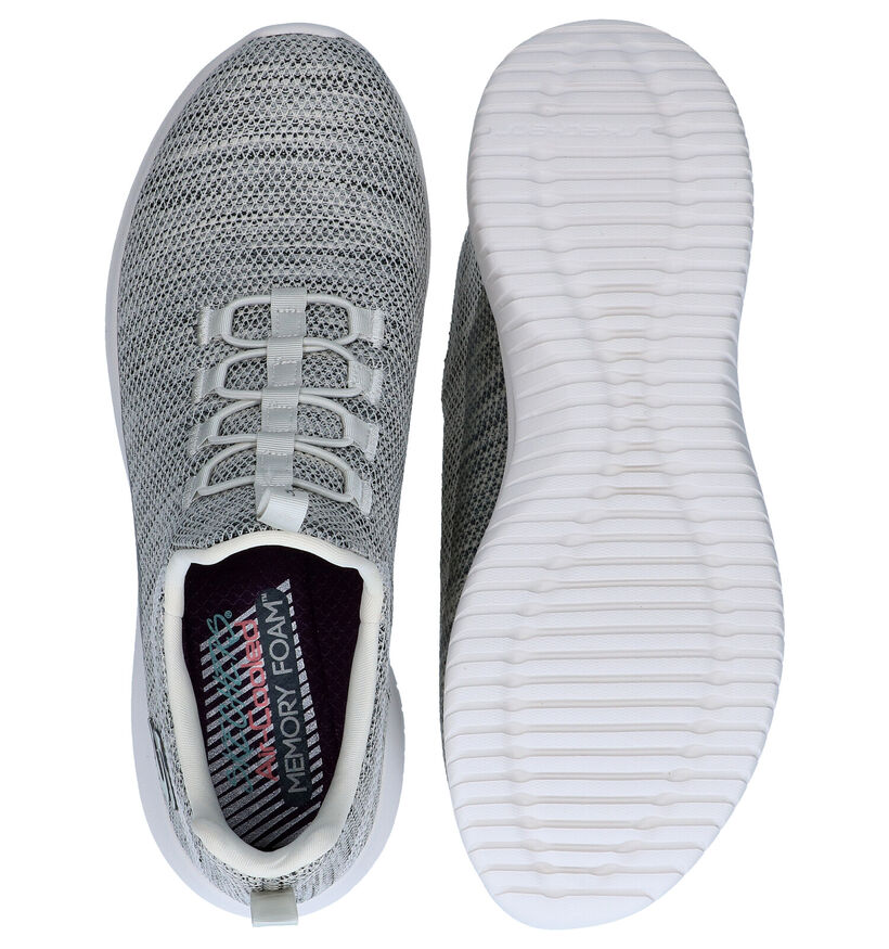 Skechers Ultra Flex Roze Sneakers in stof (286758)