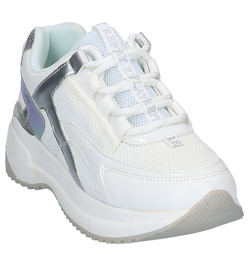 Replay Edimburgh Witte Sneakers in kunstleer (266329)