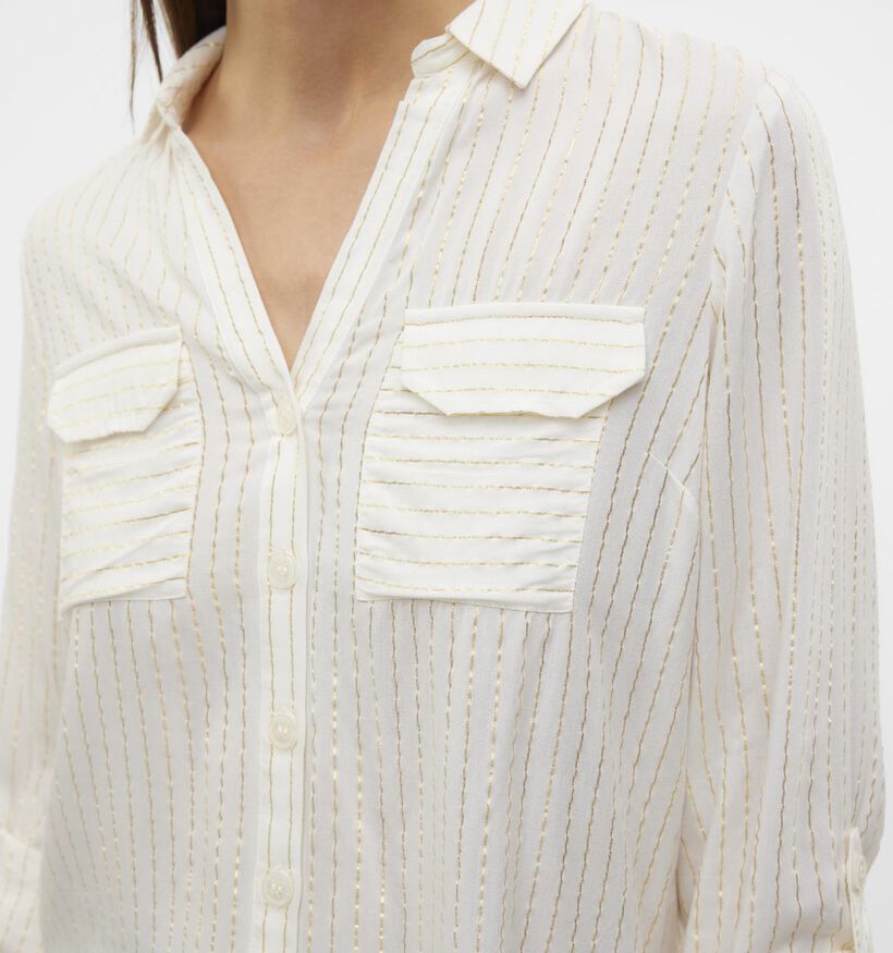 Vero Moda Bumpy Witte Blouse voor dames (365657)