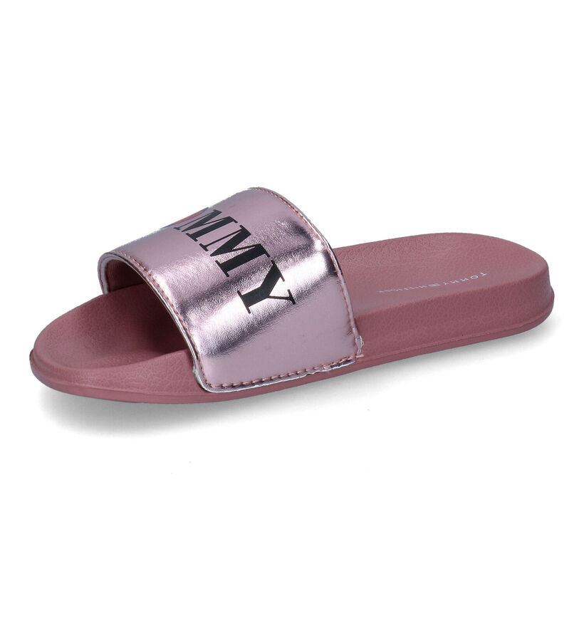 Tommy Hilfiger Claquettes en Or rose pour filles (303919)