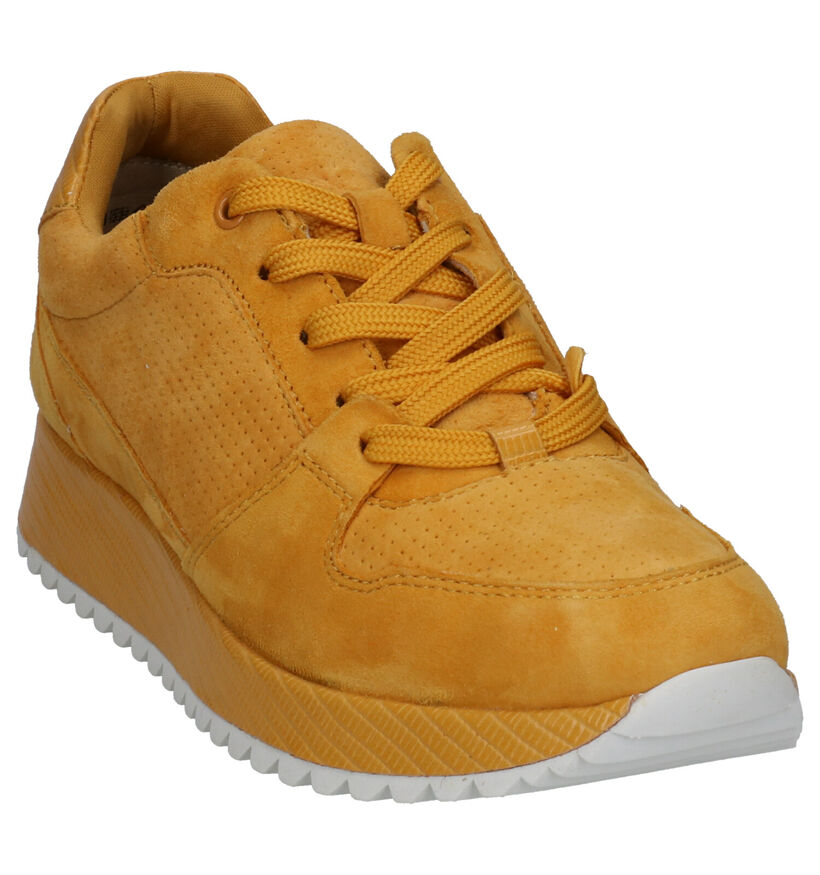 Tamaris Chaussures &agrave; lacets en Taupe en daim (270207)