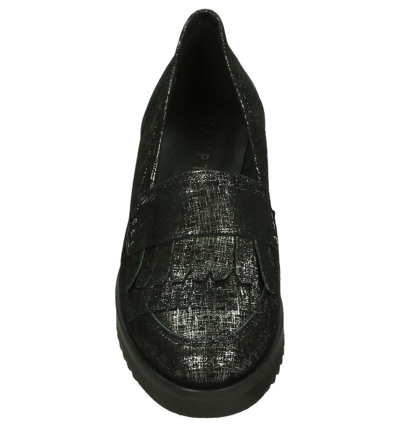 Hampton Bays Grijs Metallic Instapper met Kiltie in nubuck (182948)