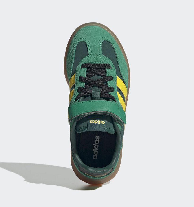 adidas Barreda Decode Groen/Gele Sneakers voor jongens, meisjes (359617) - geschikt voor steunzolen