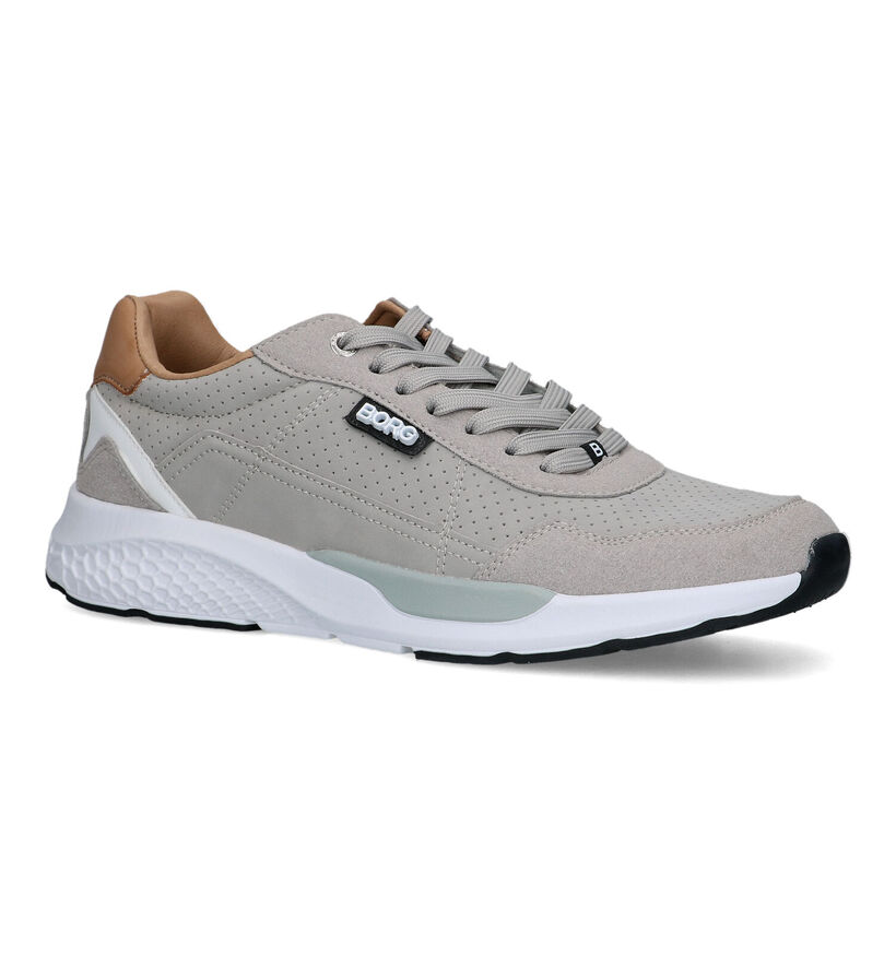 Björn Borg Baskets basses en Beige clair pour hommes (320420) - pour semelles orthopédiques