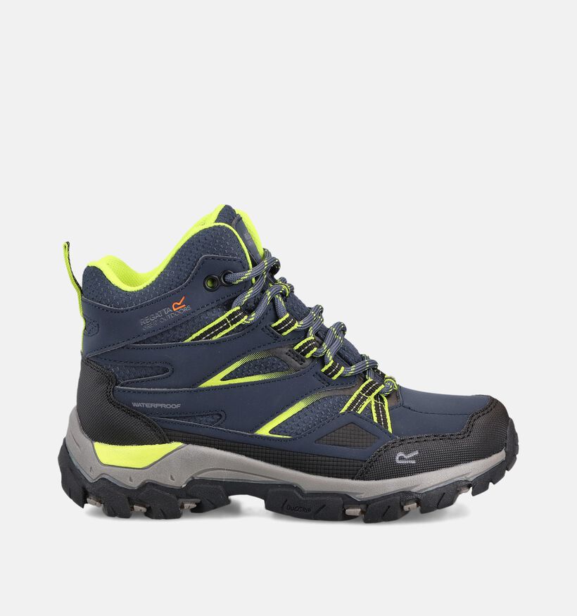 Regatta HolcombeIII Bt Jnr Chaussures de randonn&eacute;e en Bleu pour gar&ccedil;ons (361304) - pour semelles orthop&eacute;diques