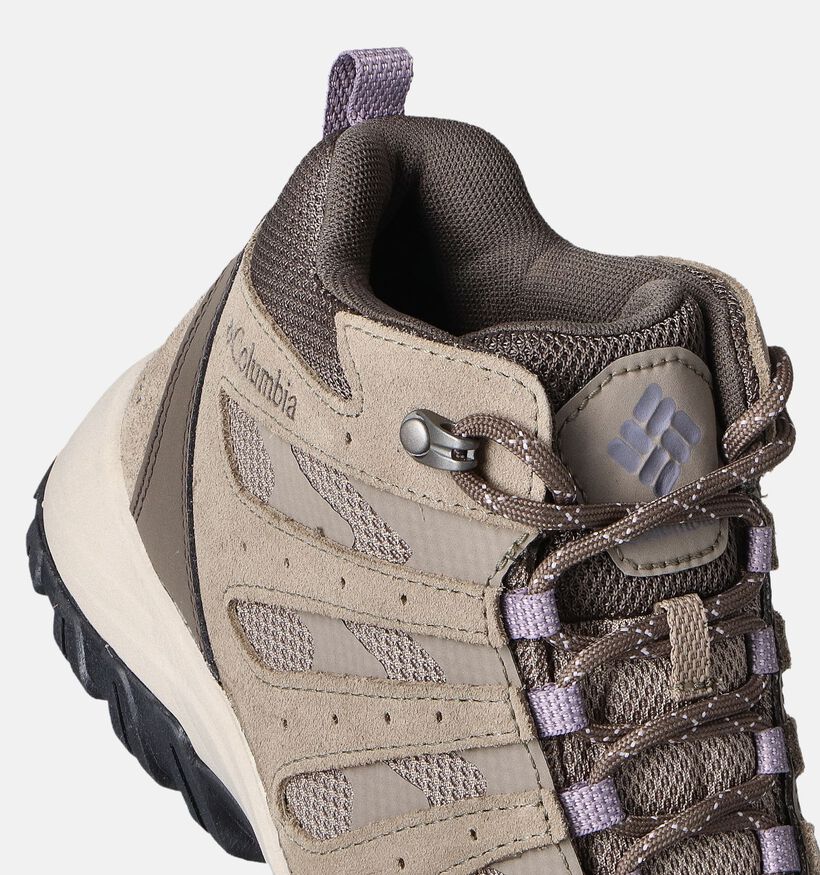 Columbia Remond III Mid Waterproof Beige Wandelschoenen voor dames (356114) - geschikt voor steunzolen
