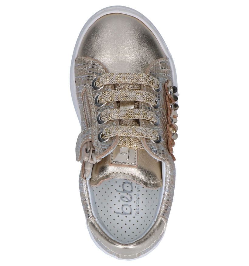 Beberlis Gouden Sneakers in leer (271457)