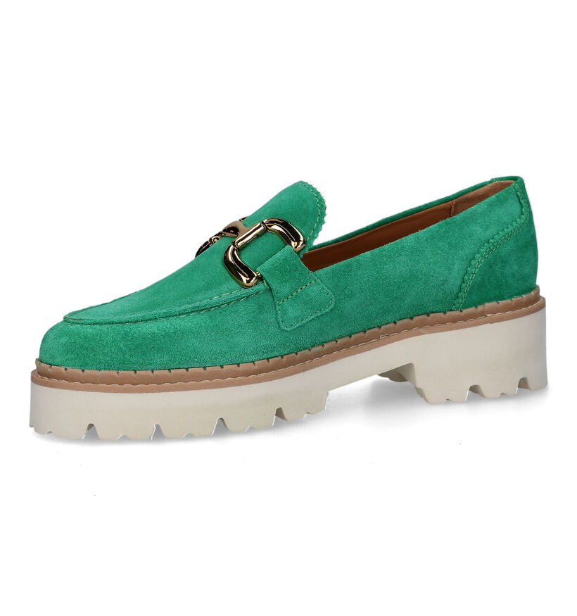 Tango Bee Bold Groene Mocassins voor dames (322569) - geschikt voor steunzolen