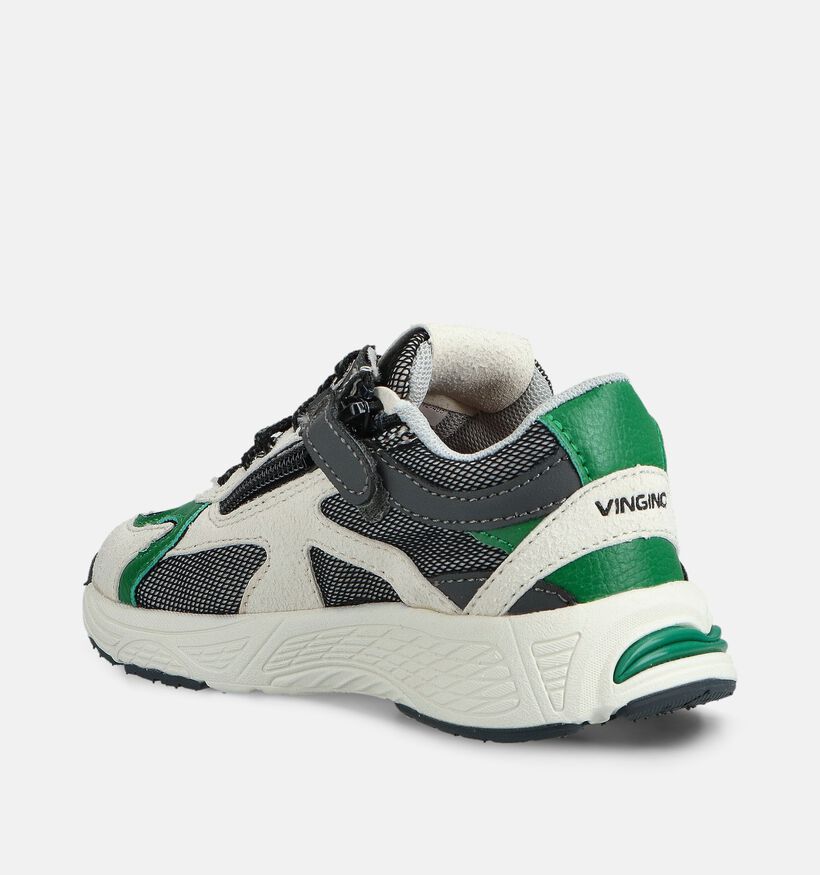 Vingino Witte Veterschoenen voor jongens, meisjes (364643) - geschikt voor steunzolen