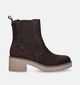 Tamaris Bottines Chelsea en Brun fonc&eacute; pour femmes (346609)