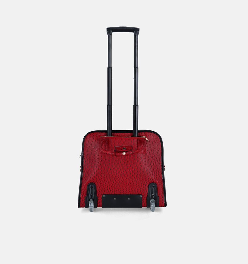 Olivia Lauren Stripes Sac à roulettes en Rouge pour femmes (349652)