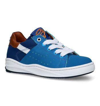 Chaussures à fermeture éclair/lacets bleu