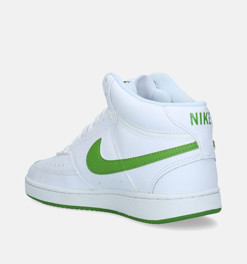 Nike Court Vision Mid Baskets en Blanc pour femmes (334877) - pour semelles orthopédiques