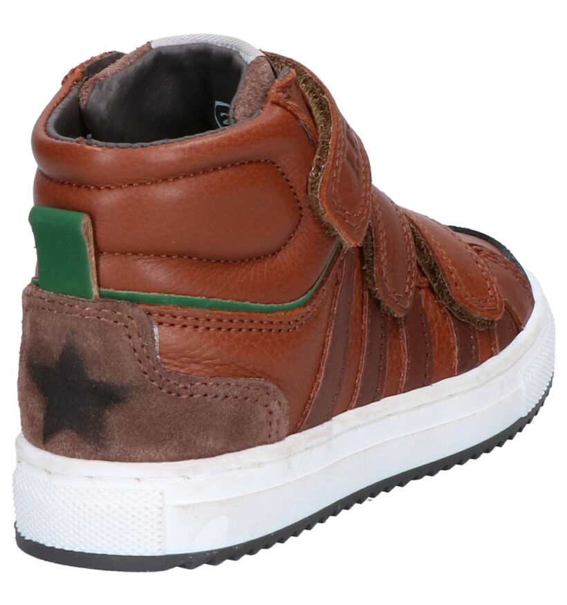 Little David Mario Chaussures hautes en Cognac en cuir (261376)