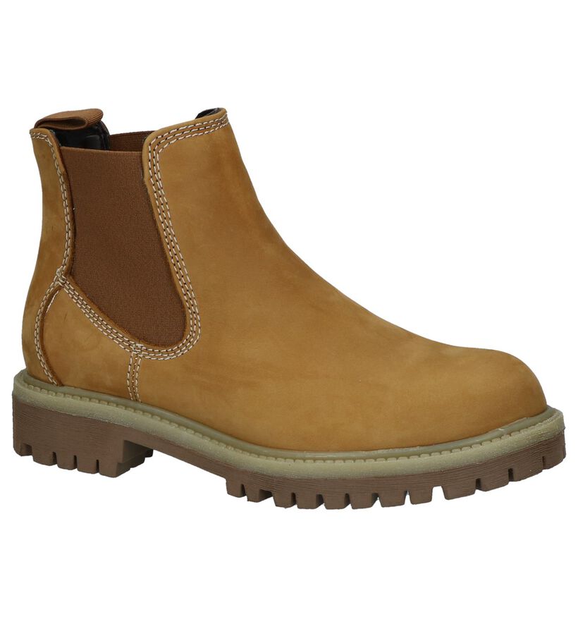 Milo & Mila Naturel Chelsea Boots in nubuck (232373)